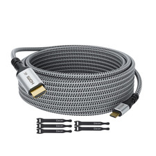 USB C to HDMI Cable 20 Ft, 4K@60Hz HDR, Gold-Plated Braided High-Speed USB 3.1 T picture