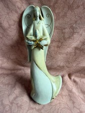 Vintage Angel Figurine Holding Star, Christmas, Holiday Decor picture