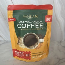 VAHDAM Ashwagandha+ Coffee Turmeric & Mushrooms 3.53oz 40 Serv picture