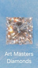 IGI Certified 1.51 CARAT Princess Cut Laboratory Grown E VVS2 EX Diamond LD8609 picture
