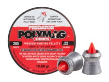 JSB Predator Polymag Shorts .22 Cal Pellets 15.75 Grains Pointed, 200ct picture