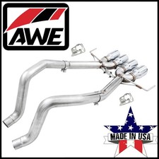AWE Tuning Track Axle-Back Exhaust System fits 2014-2019 Chevy Corvette 6.2L V8 picture
