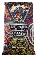 2026 Wild Card Alumination Just the Hits Mammoth Football Guaranteed 1/1 Sealed picture