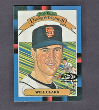 2001 DONRUSS DIAMOND KINGS REPRINTS MISSING SERIAL REDEMPTION #18 WILL CLARK SSP picture
