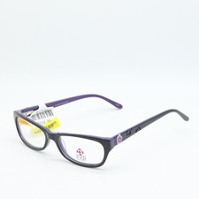 NEW INDI KG 4023 BK BLACK PURPLE AUTHENTIC EYEGLASSES 49-14 picture