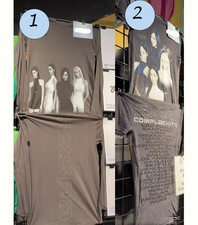 NEWaespa Black Shirt Synk Tour Dates Kpop World Tour Concert Merch Graphic Tee picture