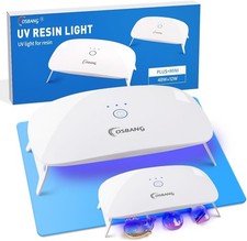OSBANG 2 Pack UV Light for Resin, Large Size Foldable UV Resin Lamp and Mini ... picture