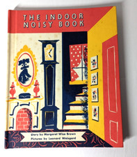 Vintage 1942 The Indoor Noisy Book by Margaret Wise Brown Hardcover picture
