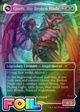 x1 Gisela, the Broken Blade SLD MTG 1335 FOIL BORDERLESS MYTHIC M/NM 1x picture