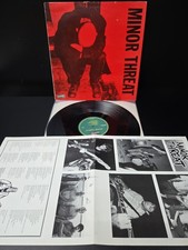 Minor Threat Self Titled Lp Vinyl 1984 1st Press W/Fold Out Insert VG+/EX Wax picture