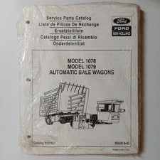 NOS Ford New Holland 1078 & 1079  Bale Wagon Parts Catalog Manual # 5107821 picture