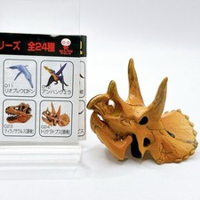 Triceratops skull Kaiyodo Chocozaurus Dinosaur Mini Figure Japanese Capsule Toy picture