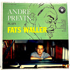 Andre Previn Plays Fats Waller 1958 Vinyl Zenith Records 1st Press Mono picture
