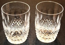 Waterford Colleen Crystal Set Of Two 12 OZ Flat Tumblers picture