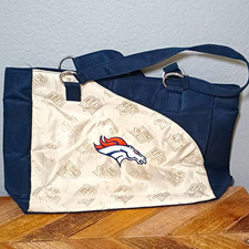 Little Earth Denver Broncos Navy/White Shoulder Bag NFL Football picture