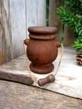 Small Early Antique Wood Spice Box Treen picture