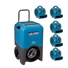 DriEaz F412 Drizair LGR 7000XLi Legend Brands 108110 Dehumidifier 5 Air Movers P picture