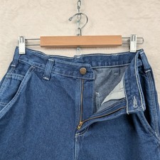 VTG Carhartt Jeans Men's 32x32 Blue Work Dungaree Carpenter Straight Leg 90s picture