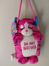 Vintage 90s Lisa Frank Twinkle Star Pink Cat Plush Door Knob Hanger w/Tag picture
