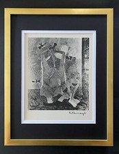 RUFINO TAMAYO 1947 BEAUTIFUL SIGNED PRINT   picture