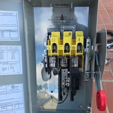 Eaton DH161NRK Heavy Duty Safety Switch 30A 600VDC 1-Pole Type 3R PV picture