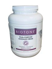 BIOTONE Dual-Purpose Massage Creme 128 oz Gallon Arnica Ivy Sealed New *See Desc picture