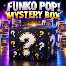 Funko Pop Mystery Box. Pops come with Pop Protector picture