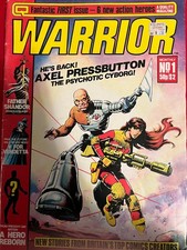 Warrior UK #1  1st app. Alan Moore's MarvelMan 6  NEW ACTION HEROES picture