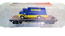 Menards 279-8320 Pennsylvania Flatcar w/Sunoco Fuel Tanker NIB picture