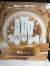BIOLAGE Bond Therapy SHAMPOO, CONDITIONER, TREATMENT Gift Set BOXED picture