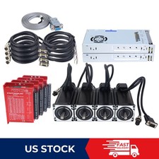 STEPPERONLINE 4Axis Closed Loop Stepper Kit Nema23 425oz.in Driver &Power Supply picture
