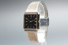 [Exc+5] Vintage SEIKO DOLCE 7731-5080 30mm Gold Quartz Mens Watch From JAPAN picture