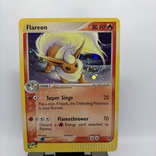 Pokemon TCG Flareon 5/100 EX Sandstorm 2003 Holo Rare English picture