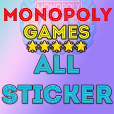 Monopoly Go Stickers 11 set All 1 2 3 4 5 6 Stars ⚡️ Cheap Golden picture
