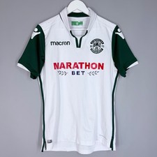 HIBERNIAN EDINBURGH HOME FOOTBALL SHIRT 2018 - 2019 SOCCER JERSEY MACRON sz M picture