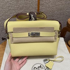 Hermès Kelly Messenger PM Yellow Togo Leather Palladium Shoulder Crossbody Bag picture