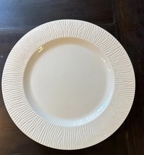 Millennia (No Trim) by APROPOS 12 Inch Chop Plates White Set -6 EUC picture