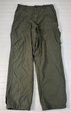 Vintage Y2K GAP Cargo Pants Olive Green Cotton Men's Size 33x30 picture