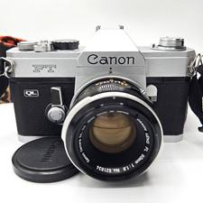 Canon FT QL 35mm SLR Film Camera with 50mm FL Lens- Tested & Working picture