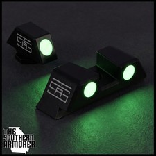 TSA Big Dot OOO Glow Sights for Glock 17 19 19X 26 34 45 Gen 1-6 Front Rear picture