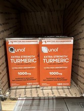 Qunol Extra Strength Turmeric 1000 mg Capsules 2 PACK New Sealed Box Exp:01/27 picture
