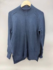 LOFT Womens Blue Pullover Turtleneck Sweater Size S picture
