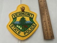 Vermont State Police collectable Patch New and Full Size with tracking ,Insured picture