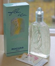 Vtg ROCHAS * FLEUR D'EAU spray EDT 3.4 oz 100ml 1st Version DISCONTINUED LARGE picture