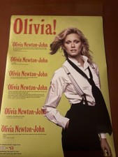 Olivia Newton-John Grease Reviews 1978 RSO promo poster  19.6 x 27.5 inch picture