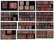 GB Great Britain Valuable Specialized Stamp Lot Victoria Officials Revenues Perf picture