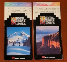 Basketball (Tournament of Americas) June 27-29 1992 Dream Team (2 Ticket Stubs) picture