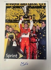 Kevin Harvick Signed 12x18 NASCAR Championship Art Print LE 9/20 (PA) picture
