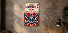Vintage Southern 500 Darlington Raceway NASCAR Racing Metal Sign 8x12 Retro picture