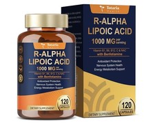 Totaria R Alpha Lipoic Acid 600Mg Stabilized ALA Supp Neuropathy Support 120ct  picture